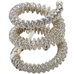 Δαχτυλίδι Πετσέτας YRA101K6 5cm Silver Espiel Μέταλλο