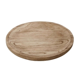 Πλατώ Σερβιρίσματος Στρογγυλό XYP402 Φ55x4cm Natural Espiel Ξύλο Paulownia
