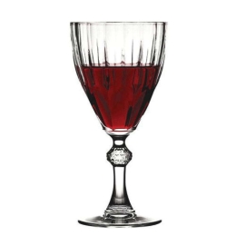 Ποτήρι Κρασιού Diamond SP44767K12 245ml Clear Espiel Γυαλί