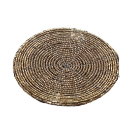 Σουβέρ YRA118K6 10cm Gold Espiel Polyester,Μέταλλο