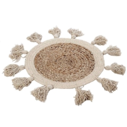 Σουπλά Στρογγυλό KUF103 Φ35cm Natural Espiel Seagrass