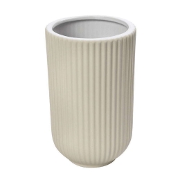 Βάζο Κεραμικό KLA309K1 12x19cm Beige Espiel Κεραμικό