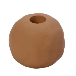 Κηροπήγιο Κεραμικό KLA319K6 7,8x6,3cm Dark Orange Espiel Κεραμικό