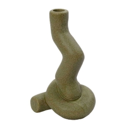Κηροπήγιο Κεραμικό KLA335K4 11,2x21cm Green Espiel Κεραμικό