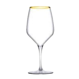 Ποτήρι Κρασιού Napa SP440359G6GD 580ml Clear-Gold Espiel Γυαλί