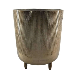 Σαμπανιέρα FLA337 23x23x29cm Bronze Espiel Αλουμίνιο