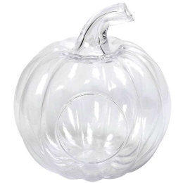 Διακοσμητική Κολοκύθα ORT259 23x23x24cm Clear Espiel Γυαλί