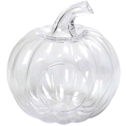Διακοσμητική Κολοκύθα ORT258 25x25x29cm Clear Espiel Γυαλί