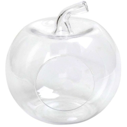 Διακοσμητικό Μήλο ORT254 31x31x31cm Clear Espiel Γυαλί