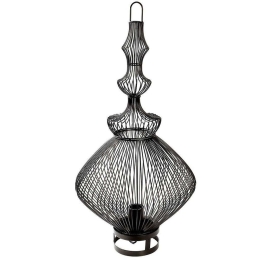 Φωτιστικό Επιτραπέζιο FUT410 35x35x62cm 1xE27 40W Black Espiel