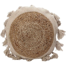 Μαξιλάρι Διακοσμητικό (Με Γέμιση) KUF104 Natural-Beige Espiel 46Χ46 Βαμβάκι,Jute