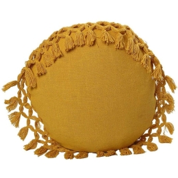 Μαξιλάρι Διακοσμητικό (Με Γέμιση) KUF106 Yellow Espiel 46Χ46 100% Βαμβάκι