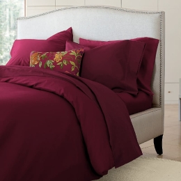 Ariete Casa Σετ Σεντόνια Βαμβακερά Περκάλι 250 TC King Size 240×260 - Homeport Μπορντώ
