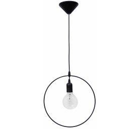 Φωτιστικό Οροφής Kyklos 1/L  34-0038 Black Μέταλλο