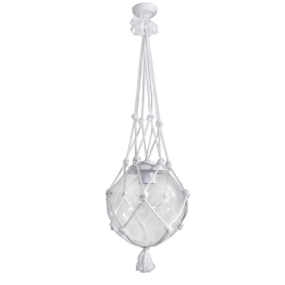 Φωτιστικό Οροφής NET-30 Rope 31-0903 White Μέταλλο,Γυαλί
