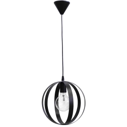 Φωτιστικό Οροφής LAMA 1/L BL 34-0044 Black Μέταλλο