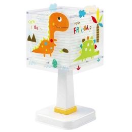 Φωτιστικό Κομοδίνου Dinos 73451 White-Orange Ango Πολυπροπυλένιο
