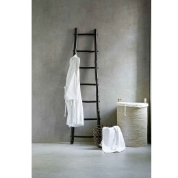 Μπουρνούζι Ξενοδοχείου με Γιακά White 100% Velour Βαμβάκι 400gsm