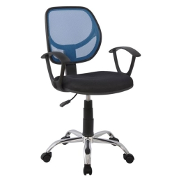 Καρέκλα Γραφείου Hm1082.06 Μπλέ Mesh 56Χ53,5Χ100cm