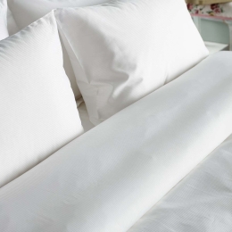 Μαξιλαροθήκες Σετ 2τμχ Oxford 3 Πέρσα White Vesta Home 55X75 55x75cm 100% Βαμβάκι