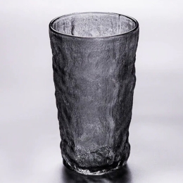 Γυάλινο Ποτήρι με ανάγλυφο σχέδιο 400ml