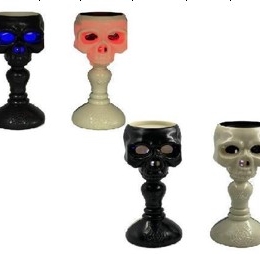Φωτιστικό με LED Halloween Νεκροκεφαλή