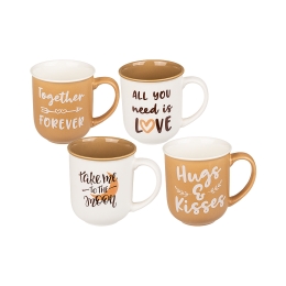 Κεραμική Κούπα Coffee and Love 11 x 9 cm 350ml