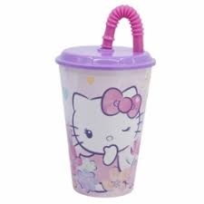 Hello Kitty Ποτηρι W/Cannu ΔΙΑΘΕΣΙΜΟ ΑΠΟ ΜΑΪΟ