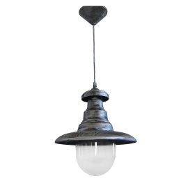 Φωτιστικό Οροφής Μονόφωτο FLP-100K 26-0028 Silver PVC