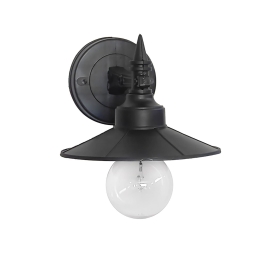 Φωτιστικό Τοίχου Μονόφωτο  LP-150A  07-1219 Black PVC