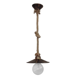Φωτιστικό Οροφής Μονόφωτο  LP-150Κ 31-0126 Bronze PVC