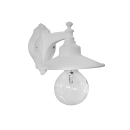 Φωτιστικό Τοίχου  Μονόφωτο LP-150A 07-1236 White PVC