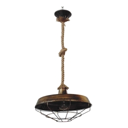 Φωτιστικό Οροφής  Μονόφωτο US-FACTORY  31-0416 Bronze Μέταλλο,Ακρυλικό