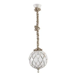 Φωτιστικό Οροφής Lp-530K 31-1109 Mix-Rope White-Bronze Heronia Σχοινί, Πλαστικό