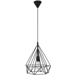 Φωτιστικό Οροφής DM-01 Black 34-0216 Ε/27 Heronia Μέταλλο