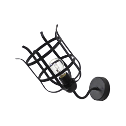 Φωτιστικού Τοίχου - Απλίκα Castello/AP -03- Black 34-0233 Heronia Μέταλλο