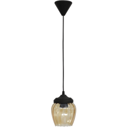 Φωτιστικό Οροφής ΑΡ-97Κ Black 11-0229 Heronia Πλαστικό