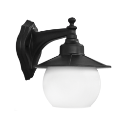 Φωτιστικό Τοίχου - Απλίκα ΑΡ-14ΑΝ Black 07-1315 Heronia