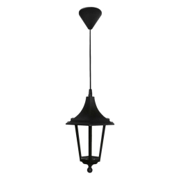 Φωτιστικό Οροφής 11-0020 110x20,5x20,5cm E27 10W Led IP44 Black Heronia