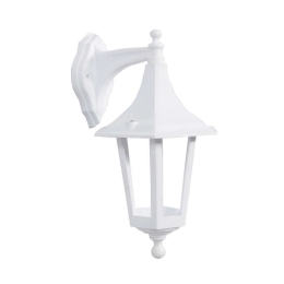 Φωτιστικό Τοίχου-Απλίκα 07-1017 39,5x22,5x20,5cm E27 10W Led IP44 White Heronia