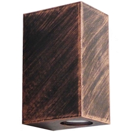 Φωτιστικό Οροφής - Σποτ C-042 15-0212 Square Up-Down 2xGU10 Led 10,2x7,5x16,5cm Copper Heronia