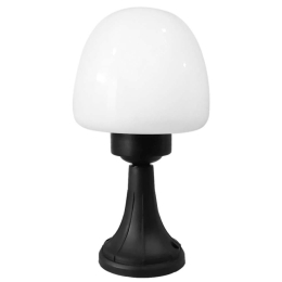 Φωτιστικό Δαπέδου Βελανίδι 10-0397 Lp-120En Φ20x38cm Black Heronia
