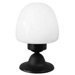 Φωτιστικό Δαπέδου Βελανίδι 10-0401 Lp-120Ex Φ20x31cm Black Heronia