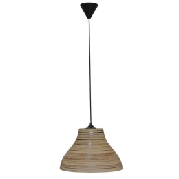 Φωτιστικό Οροφής GL-1030/35 02-0380 1/Ε27 Φ35x90cm Brown Heronia