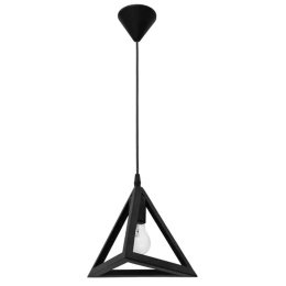 Φωτιστικό Οροφής Giza 34-0333 1/Ε27  21x21x90cm Μεταλλικό Black Heronia