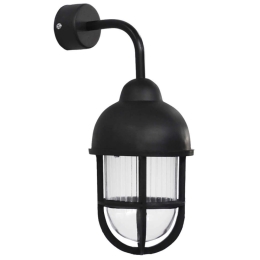Φωτιστικό Τοίχου - Απλίκα 07-1415 SLP-900AS 90⁰ E/27 Led Φ12x17x29,5cm Black Heronia