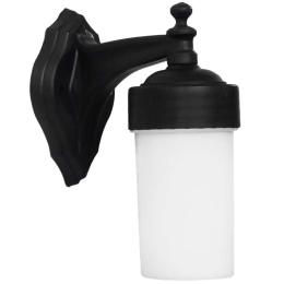 Φωτιστικό Τοίχου - Απλίκα 32-0138 D-06AN E/27 Led Φ8x18,5x22,5cm Black-White Heronia