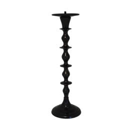 Κηροπήγιο 00.07.7204 35cm Black Αλουμίνιο