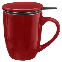 Κούπα Με Φίλτρο 07.154002D 320ml Κεραμική Red Ceramic