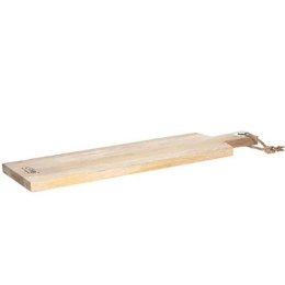 Πλατώ Σερβιρίσματος Με Χέρι Mango 07.146456 58Χ16cm Ξύλινο Natural Ξύλο